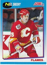1991 Score Canadian (Bilingual) #636 Neil Sheehy