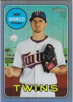 2018 Topps Heritage High Number Chrome Hot Box Refractor #THC-622 Jake Odorizzi