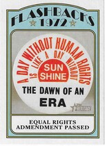 2021 Topps Heritage News Flashbacks #NF-ERA Equal Rights Amendment Passed