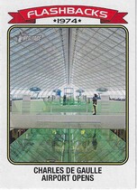 2023 Topps Heritage News Flashbacks #NF-5 Charles De Gaulle Airport