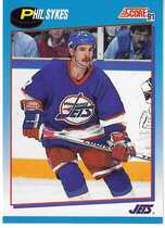 1991 Score Canadian (Bilingual) #534 Phil Sykes