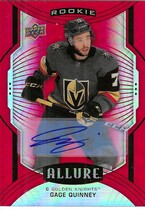 2020 Upper Deck Allure Red Rainbow Autos #118 Gage Quinney