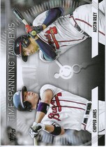 2023 Topps Update Time Spanning Tandems #TS-27 Austin Riley|Chipper Jones