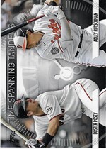 2023 Topps Update Time Spanning Tandems #TS-15 Adley Rutschman|Buster Posey