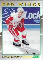 1991 Score Young Superstars #1 Sergei Fedorov