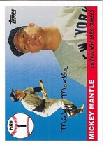 2006 Topps Mantle Home Run History Series 1 #MHR1 Mickey Mantle