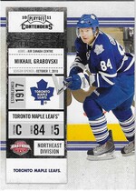 2010 Playoff Contenders #98 Mikhail Grabovski