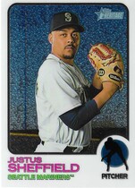 2022 Topps Heritage High Number Chrome #556 Justus Sheffield