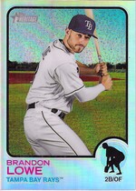 2022 Topps Heritage Chrome Refractor #226 Brandon Lowe