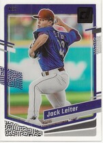 2023 Panini Chronicles Clearly Donruss #23 Jack Leiter