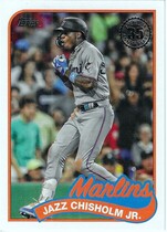 2024 Topps 1989 Topps #89B-5 Jazz Chisholm Jr.