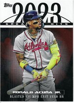 2024 Topps 2023 Greatest Hits #23GH-8 Ronald Acuna Jr.