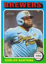 2024 Topps Heritage #77 Carlos Santana