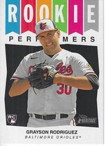2023 Topps Heritage High Number Rookie Performers #RP-11 Grayson Rodriguez