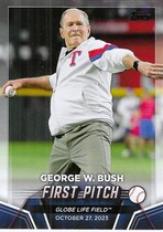 2024 Topps First Pitch #FP-5 George W. Bush