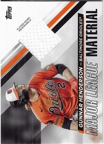 2024 Topps Major League Material Series 2 #MLM2-GH Gunnar Henderson