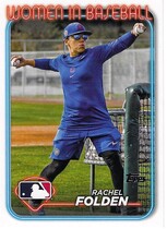 2024 Topps Women in Baseball #WIB-5 Rachel Folden