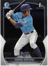 2023 Bowman Chrome Draft #BDC-130 Adrian Santana