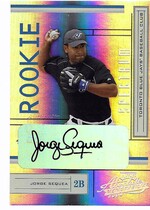 2004 Playoff Absolute Mem. Signature Spectrum Silver #214 Jorge Sequea