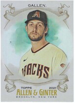 2021 Topps Allen & Ginter Silver Portrait #343 Zac Gallen