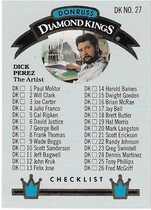 1992 Donruss Diamond Kings #DK-27 Checklist