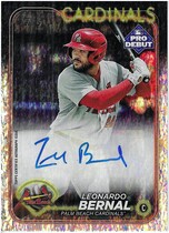 2024 Topps Pro Debut Autos Sparkle Foil #PD-164 Leonardo Bernal