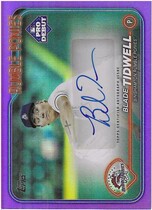 2024 Topps Pro Debut Autos Purple Foil #PD-105 Blade Tidwell