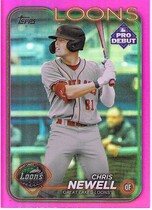 2024 Topps Pro Debut Fuchsia Foil #PD-100 Chris Newell