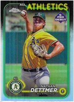 2024 Topps Pro Debut Chrome #PDC-185 Nathan Dettmer