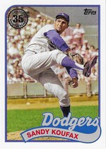 2024 Topps Update 1989 Topps #89US-33 Sandy Koufax