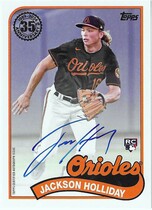 2024 Topps Update 1989 Topps Autos #89BA2-JH Jackson Holliday