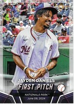 2024 Topps Update First Pitch #FP-8 Jayden Daniels