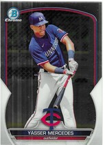 2023 Bowman Chrome Prospects #BCP-99 Yasser Mercedes