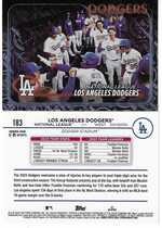 2024 Topps 582 Montgomery Club Factory Set #183 Los Angeles Dodgers