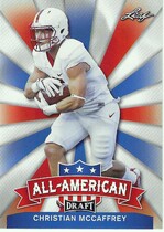 2017 Leaf Draft All-American #AA-04 Christian Mccaffrey