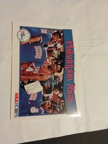 1991 NBA Hoops Base Set #293 Phila. Team Card