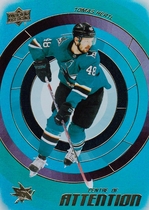 2022 Upper Deck Centre of Attention Gold #CA-20 Tomas Hertl