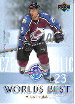 2004 Upper Deck World's Best #WB8 Milan Hejduk