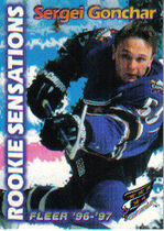 1996 Fleer Rookie Sensations #5 Sergei Gonchar