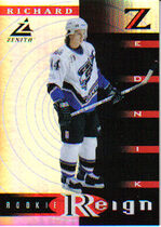 1997 Pinnacle Zenith Rookie Reign #15 Richard Zednik