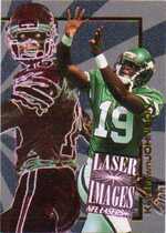 1996 Score Board Lasers Images #20 Keyshawn Johnson