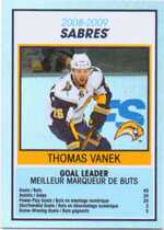 2009 Upper Deck OPC Team Checklist #TC4 Buffalo Sabres