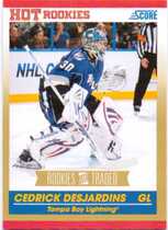 2010 Score Rookies & Traded Gold #644 Cedrick Desjardins