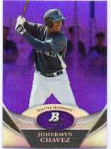 2011 Bowman Platinum Prospects Purple Refractors #BPP71 Johermyn Chavez