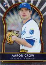 2011 Finest Base Set #96 Aaron Crow