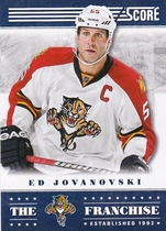 2013 Score The Franchise #TF-12 Ed Jovanovski