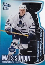 2002 Pacific McDonalds Cup Contenders Die-Cuts #6 Mats Sundin