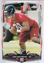 2014 Topps Chrome Refractor #199 Jake Matthews