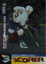 1995 Upper Deck Collectors Choice Players Club Platinum #364 Brett Hull