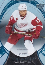 2015 Upper Deck Trilogy Rainbow Blue #32 Pavel Datsyuk